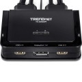 Trendnet TK-220DPI przełącznik KVM Czarny - 3077916