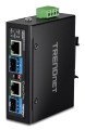Trendnet TI-BF22SFP konwerter sieciowy 1000 Mbit/s Czarny - 3077962