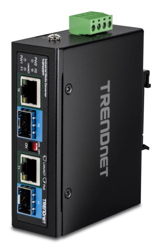 Trendnet TI-BF22SFP konwerter sieciowy 1000 Mbit/s Czarny - 3077962