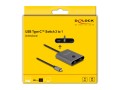 DeLOCK Przełącznik USB 10 Gbps USB Type-C 2 do 1 dwukierunkowego 8K - 3077970