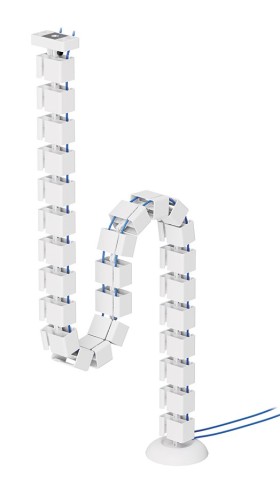 Neomounts ADS06-132WH organizator na kable Biurko Prowadnica kabla Biały 1 szt. - 3078192