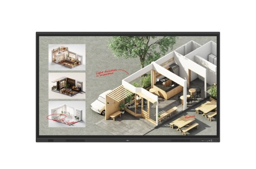 LG CreateBoard Standard tablica interaktywna 190,5 cm (75") 3840 x 2160 px Ekran dotykowy Czarny - 3079932