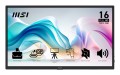 MSI PRO MP165DE E6 przenośny telewizor / monitor Przenośny monitor Czarny 39,6 cm (15.6") LED 1920 x 1080 px - 3080094