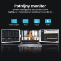 EXTRALINK SMART LIFE 14" 2-SCREEN MONITOR FOR LAPTOPS 12" TO 17.3" - 3080253