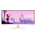 Arozzi Nova 34” Curved monitor komputerowy 86,4 cm (34") 3440 x 1440 px 4K Ultra HD LED Różowy - 3080415
