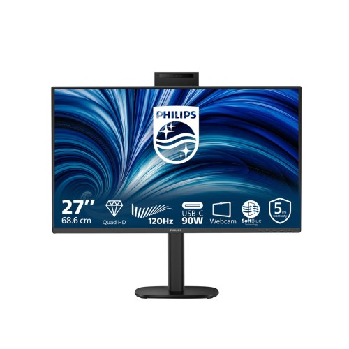 Philips 3000 series 27B2U3601H/00 monitor komputerowy 68,6 cm (27") 2560 x 1440 px Quad HD LCD Czarny - 3080573