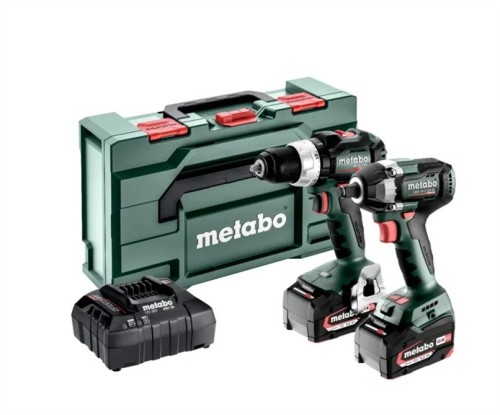 METABO ZESTAW COMBO 18V 2.6.5 18 V (BS 18 L BL + W 18 L BL 9-125 Quick) 1x2,0Ah 1x4,0Ah METABOX - 3080960