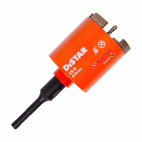 DISTAR WIERTŁO DIAMENTOWE KORONOWE CS- x  / SDS+ 072 x 70-4 x M16 - 3081184