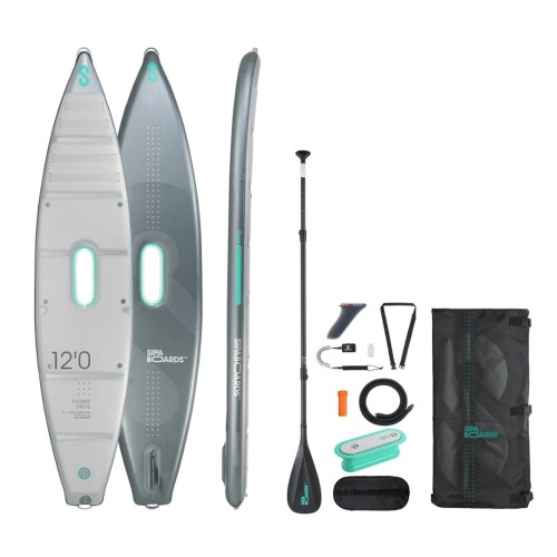 e-SUP Sipaboards Tourer Silver Electric 365x82x15cm - 3081390