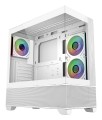 Cooler Master Elite 690 Wood Midi Tower Biały - 3081459