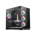 GameMax NEX C56 VC BK zabezpieczenia & uchwyty komputerów Midi Tower Czarny - 3081527