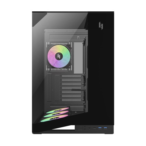 GameMax NEX C56 VC BK zabezpieczenia & uchwyty komputerów Midi Tower Czarny - 3081527