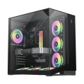 GameMax NEX C56 VC BK zabezpieczenia & uchwyty komputerów Midi Tower Czarny - 3081515