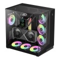 GameMax NEX C56 VC BK zabezpieczenia & uchwyty komputerów Midi Tower Czarny - 3081516