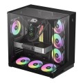 GameMax NEX C56 VC BK zabezpieczenia & uchwyty komputerów Midi Tower Czarny - 3081517