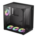 GameMax NEX C56 VC BK zabezpieczenia & uchwyty komputerów Midi Tower Czarny - 3081518