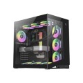 GameMax NEX C56 BK zabezpieczenia & uchwyty komputerów Midi Tower Czarny - 3081546