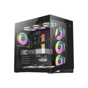 GameMax NEX C56 BK zabezpieczenia & uchwyty komputerów Midi Tower Czarny
