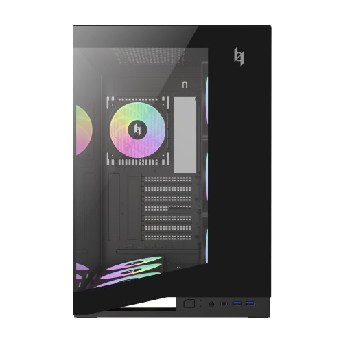 GameMax NEX C56 BK zabezpieczenia & uchwyty komputerów Midi Tower Czarny - 3081546