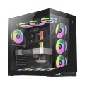 GameMax NEX C56 BK zabezpieczenia & uchwyty komputerów Midi Tower Czarny - 3081534