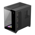 GameMax NEX C56 BK zabezpieczenia & uchwyty komputerów Midi Tower Czarny - 3081543