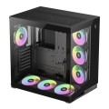 GameMax NEX C56 BK zabezpieczenia & uchwyty komputerów Midi Tower Czarny - 3081533