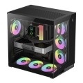 GameMax NEX C56 BK zabezpieczenia & uchwyty komputerów Midi Tower Czarny - 3081536