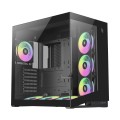 GameMax NEX C56 BK zabezpieczenia & uchwyty komputerów Midi Tower Czarny - 3081532