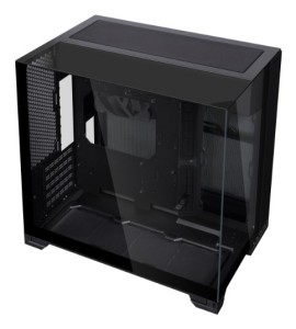 Lian Li O11 Vision-M PC-Gehäuse, Micro-ATX, Tempered Glass - schwarz