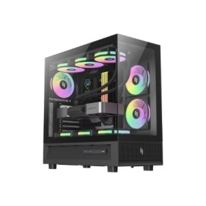 GameMax NEX C51 BK zabezpieczenia & uchwyty komputerów Czarny