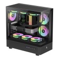 GameMax NEX C51 BK zabezpieczenia & uchwyty komputerów Czarny - 3081621