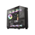 GameMax NEX C53 BK zabezpieczenia & uchwyty komputerów Czarny - 3081641
