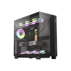 GameMax NEX C53 BK zabezpieczenia & uchwyty komputerów Czarny
