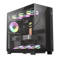 GameMax NEX C53 BK zabezpieczenia & uchwyty komputerów Czarny - 3081630