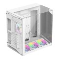 GameMax NEX C56 VC WH zabezpieczenia & uchwyty komputerów Midi Tower Biały - 3081649