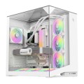 GameMax NEX C56 VC WH zabezpieczenia & uchwyty komputerów Midi Tower Biały - 3081647