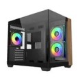 Cooler Master Elite 481 Wood Mini Tower Czarny - 3081661