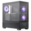 Cooler Master Elite 690 Wood Midi Tower Czarny - 3081665