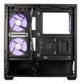 Cooler Master Elite 690 Wood Midi Tower Czarny - 3081663