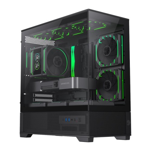 GameMax VISTA 2 MB Mini Tower Czarny - 3081820