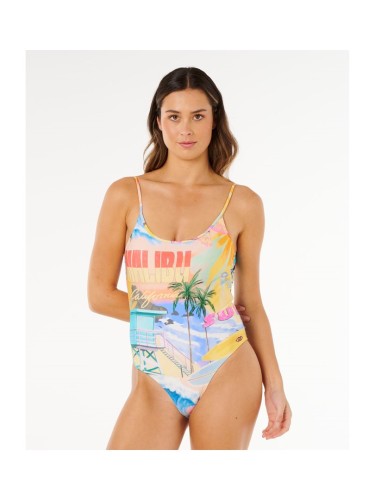 Kostium damski RIP CURL Hotel Malibu Cheeky One Piece multikolor - XS - 3081834