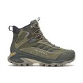 Buty turystyczne wysokie Merrell Moab Speed 2 Thermo Mid WP - triple black - 3081874