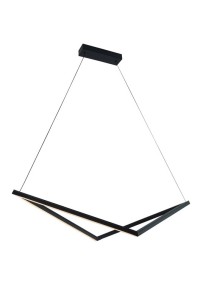 LUMINAIRE PENDANT 32W LED BLACK 1920LM