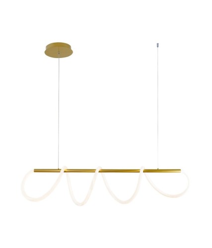 PENDANT LED LIGHT TIGRIS LONG 4000K GOLD - 3082341