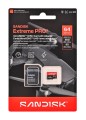 Sandisk Extreme Pro microSD UHS-I 64GB MicroSD 200MB/s(R) / 90MB/s(W) - 3082932