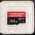 Sandisk Extreme Pro microSD UHS-I 64GB MicroSD 200MB/s(R) / 90MB/s(W) - 3082933