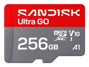 Sandisk Ultra Go microSD UHS-I 256GB MicroSD 190MB/s(R)