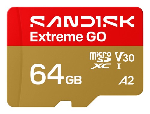 Sandisk Extreme Go microSD UHS-I 64GB MicroSD 170MB/s(R) / 80MB/s(W) - 3082974