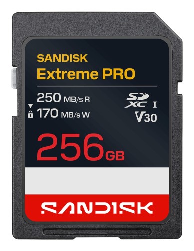 Sandisk Extreme Pro SD UHS-I 256GB SD 250MB/s(R) / 170MB/s(W) - 3083026