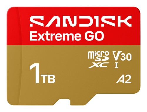 Sandisk Extreme Go microSD UHS-I 1TB MicroSD 240MB/s(R) / 160MB/s(W) - 3083030